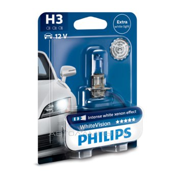 H3 12V- 55W (PK22s) (��������� ����� ����) White Vision ������� (1��.) 12336WHVB1